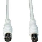 e+p FAS 25. Anschluss 1: F, Anschluss 2: F, Beschichtung Verbindungsanschlüsse: Nickel. Kabellänge: 2,5 m, Geschlecht: Männlich/Männlich, Produktfarbe: Weiß. Anzahl enthaltener Produkte: 1 Stück(e) (FAS 25)