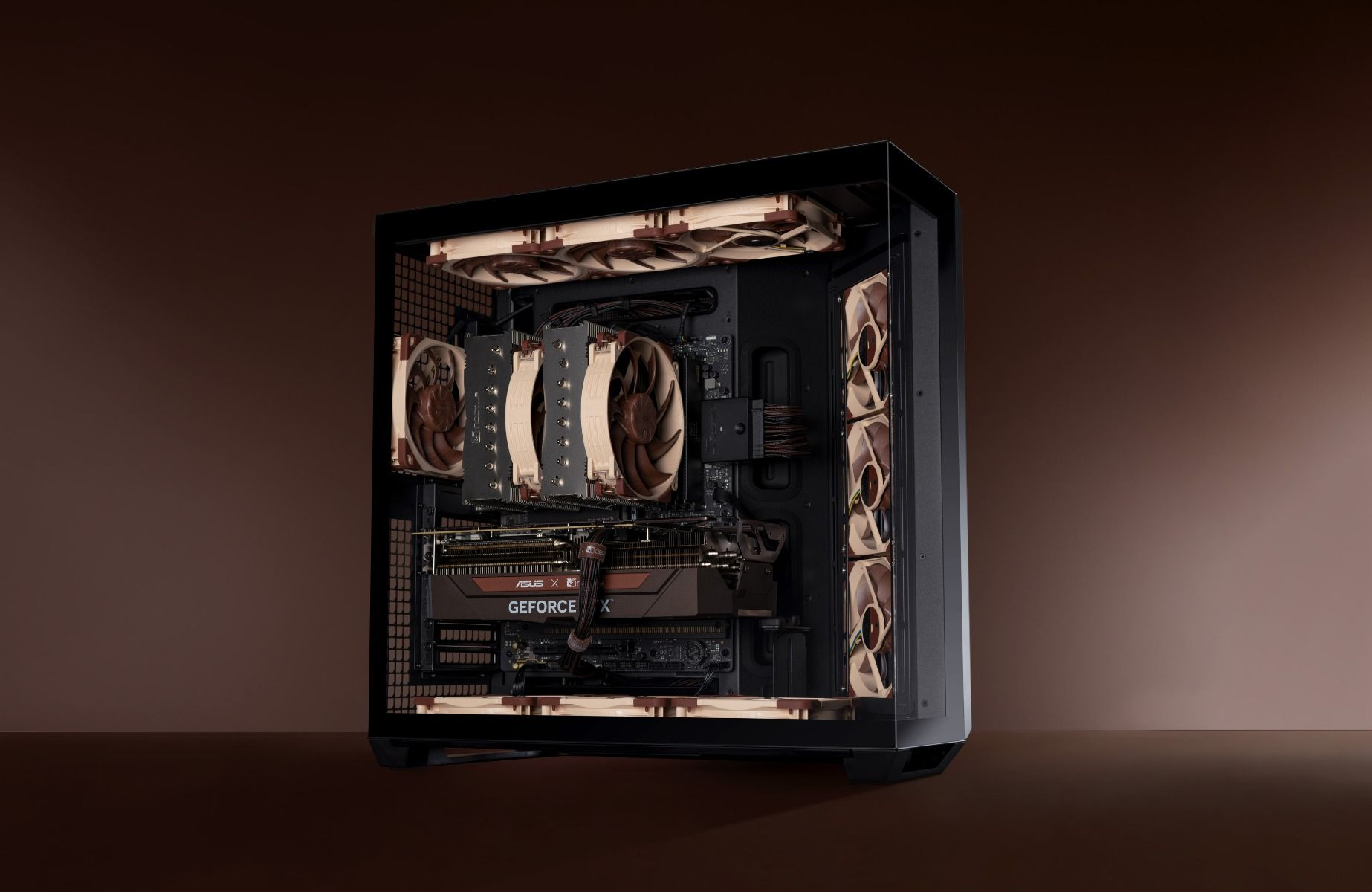 Noctua NF-A12x25 G2 PWM Gehäuselüfter 120 mm Beige, Braun
