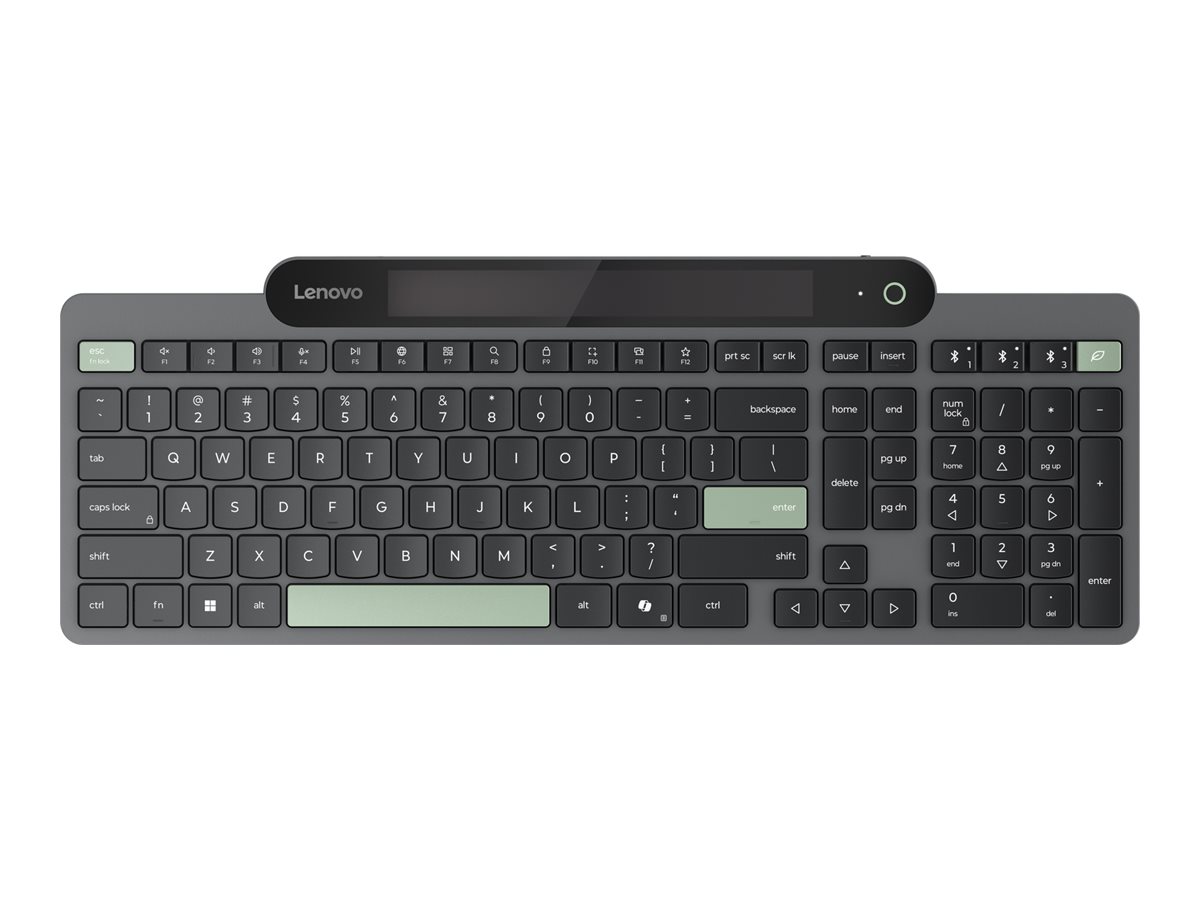 Lenovo Self-Charging Bluetooth Tastatur QWERTZ Deutsch Schwarz