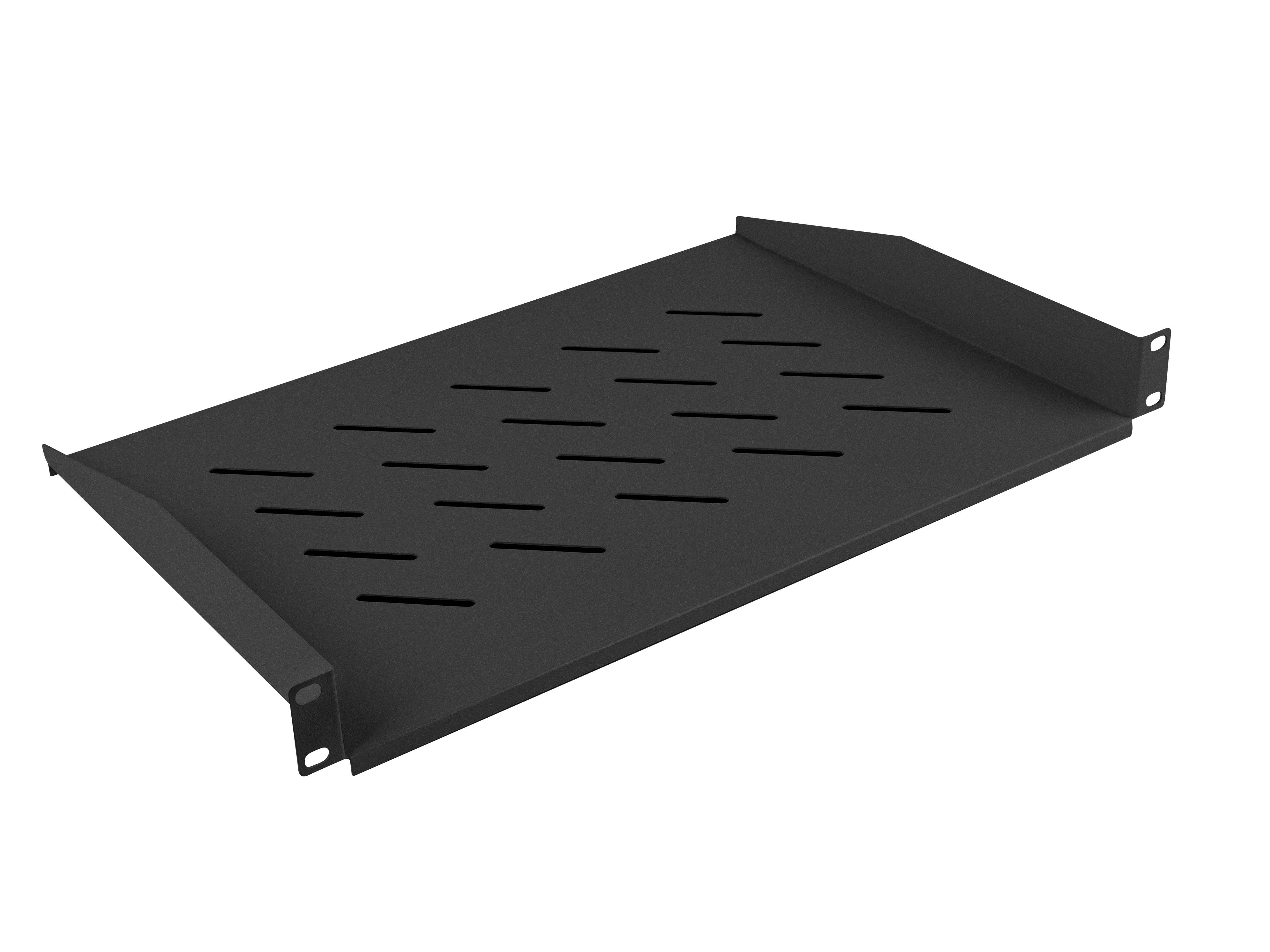Lanberg AK-1008-B 19" 1U Rack-Regalboden 48.3 x 31.5 cm Schwarz