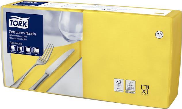 Tork 477862 Papierserviette Gelb 150 Stück(e) (477862)