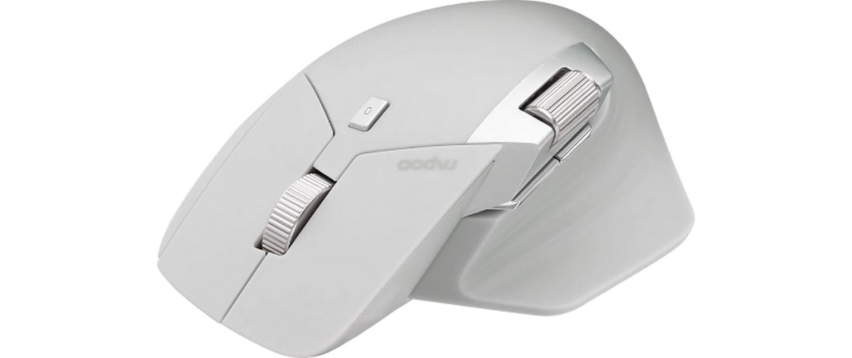 Rapoo MT760L Maus rechts RF Wireless + Bluetooth 3200 DPI Grau