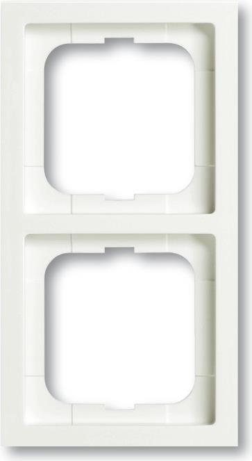 Busch-Jaeger 1754-0-4415. Produktfarbe: Weiß, Design: Schraubenlos, Markenkompatibilität: Busch-Jaeger. Breite: 80 mm, Höhe: 151 mm, Dicke: 1,1 cm (2CKA001754A4415)