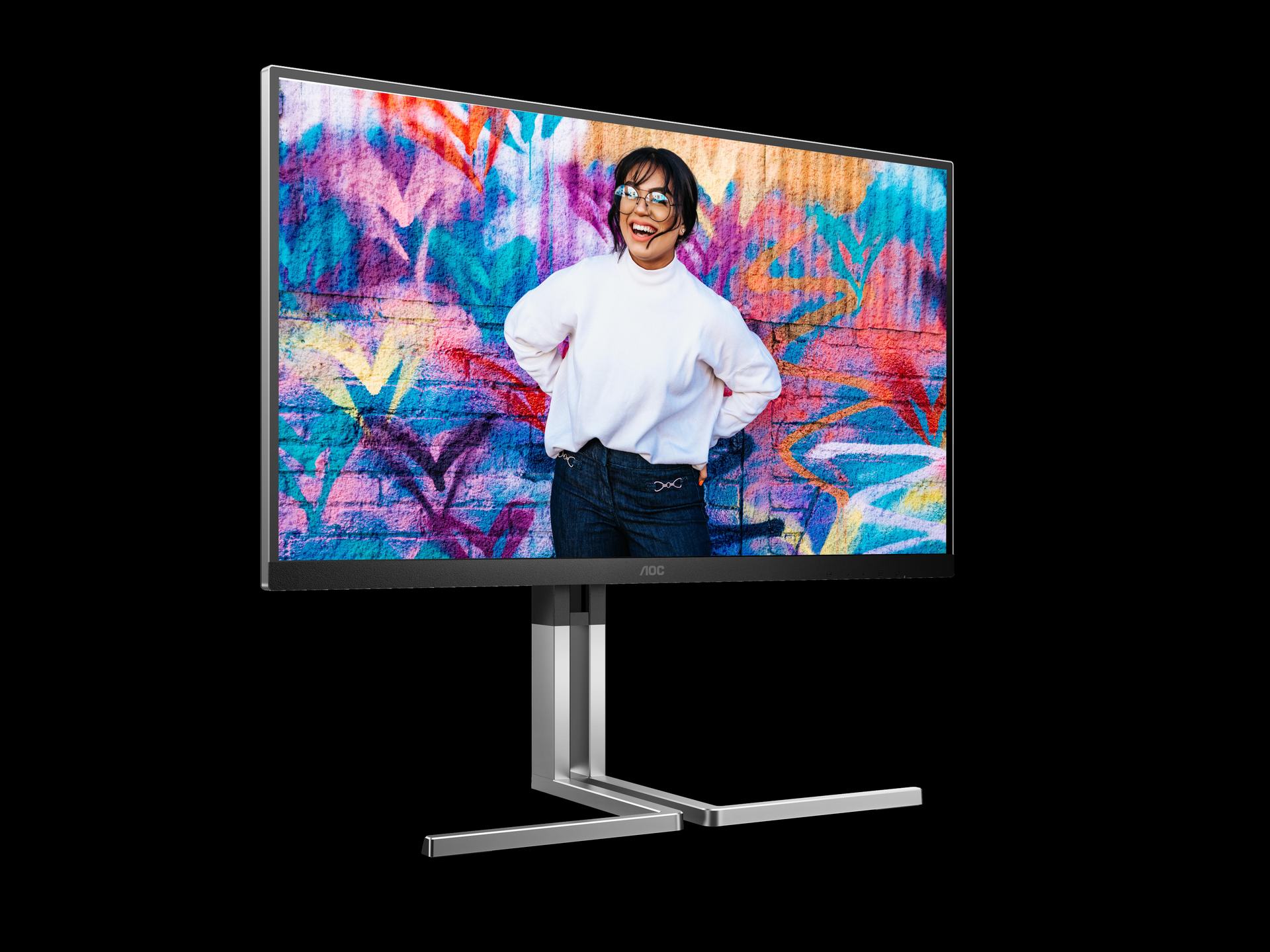 AOC Graphic Pro Series Q27U3CV Monitor 27" QHD IPS HDMI DisplayPort USB-C Schwarz