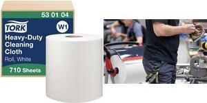TORK Mehrzweck-Putzrolle, 1-lagig, weiß, 270 m (530104)