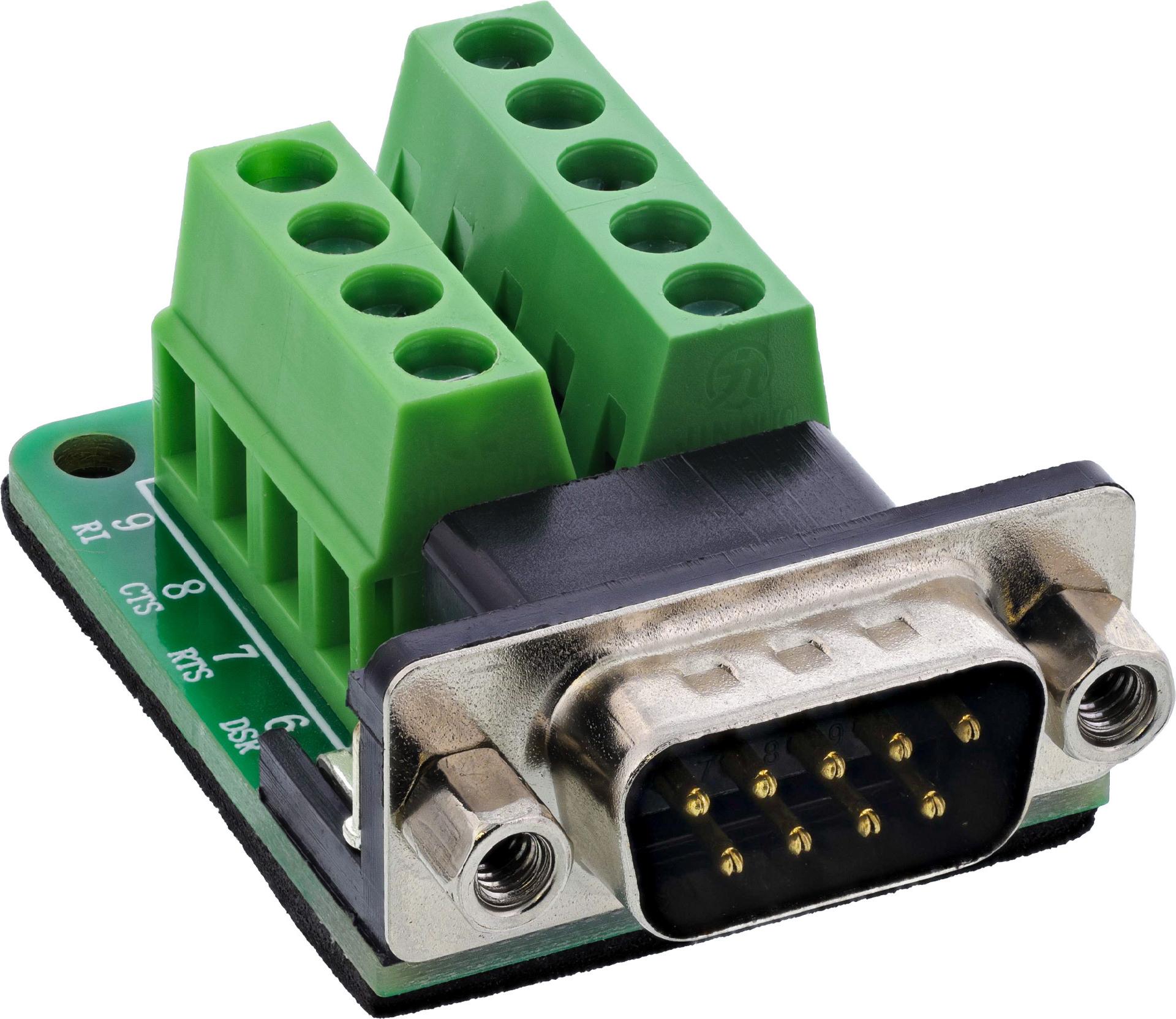InLine Terminalblock D-Sub 9 Stecker (92501F)