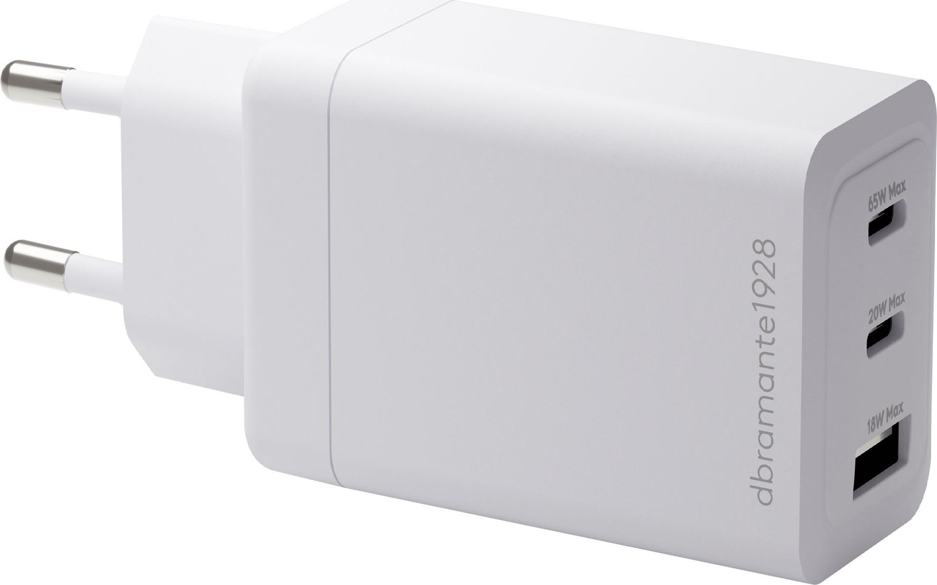 dbramante1928 re-charge Netzteil 65 W 2x USB-C USB Weiß