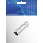 Omnitronic 30226570 XLR Adapter [1x XLR-Stecker 3 polig - 1x XLR-Stecker 3 polig] (30226570)