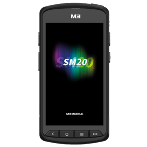 M3 Mobile SM20X 2D-Imager SE4710 5" Android-Handheld 4GB/64GB IP65 4G NFC schwarz