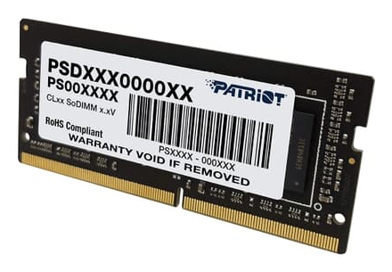 Patriot Signature Line PSD48G320081S 8 GB RAM DDR4 SO-DIMM 3200 MHz CL22 Schwarz