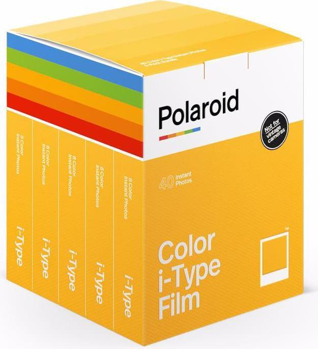 Polaroid Color instant film for i-type x40 pack Sofortbildfilm 40 Stück(e) 107 x 88 mm (113771)