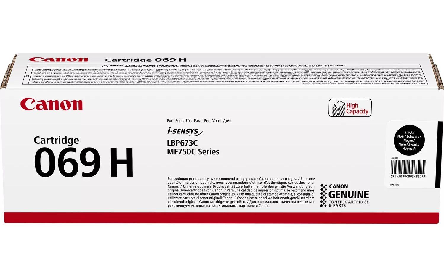 Canon 069H Tonerkartusche Schwarz