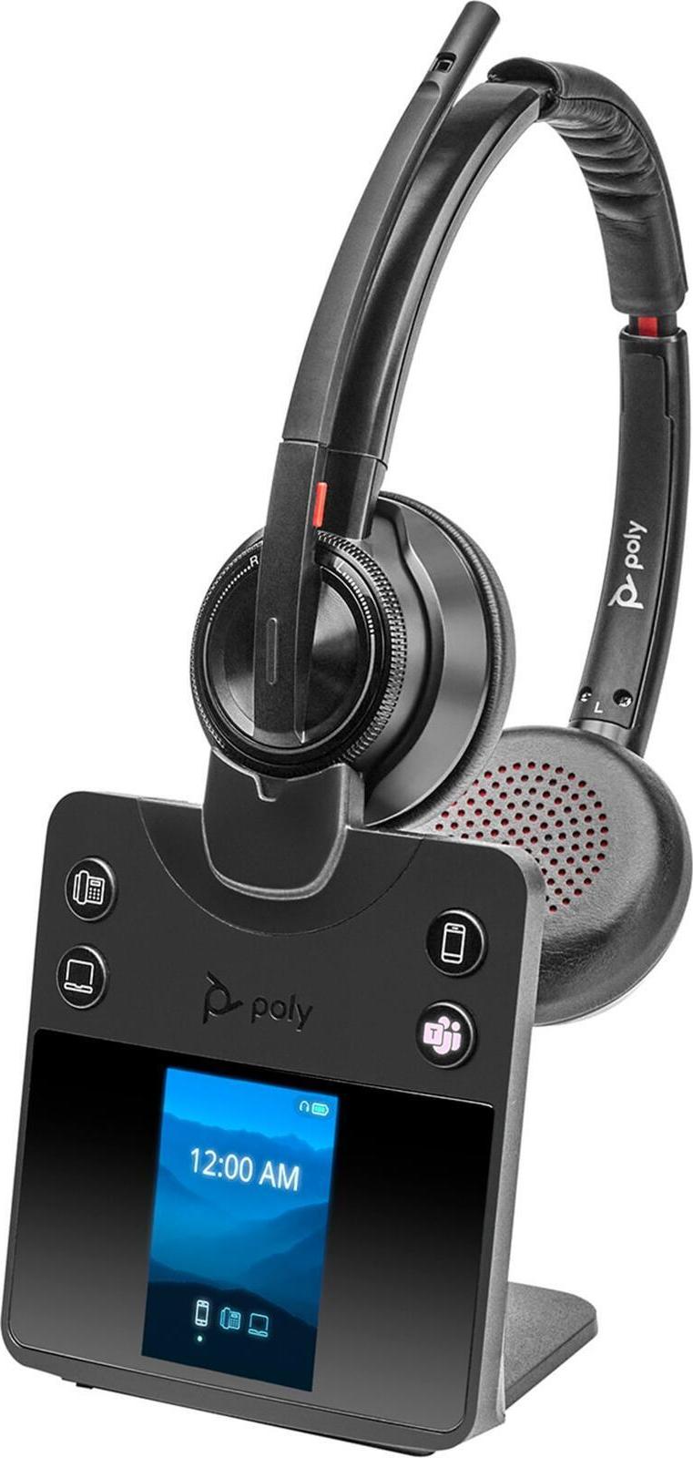 HP Poly Savi 8420 Office Headset Binaural Kabellos Schwarz