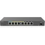 EnGenius Switch full managed Extender 8 Port• 8x 1 GbE• 4x PoE at• 1x SFP• (1402A0217302)