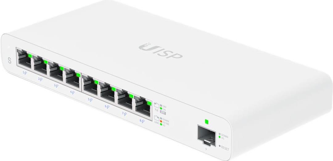 Ubiquiti Networks UISP Managed L2 Gigabit Ethernet (10/100/1000) Power over Ethernet (PoE) Weiß (UISP-S-EU)