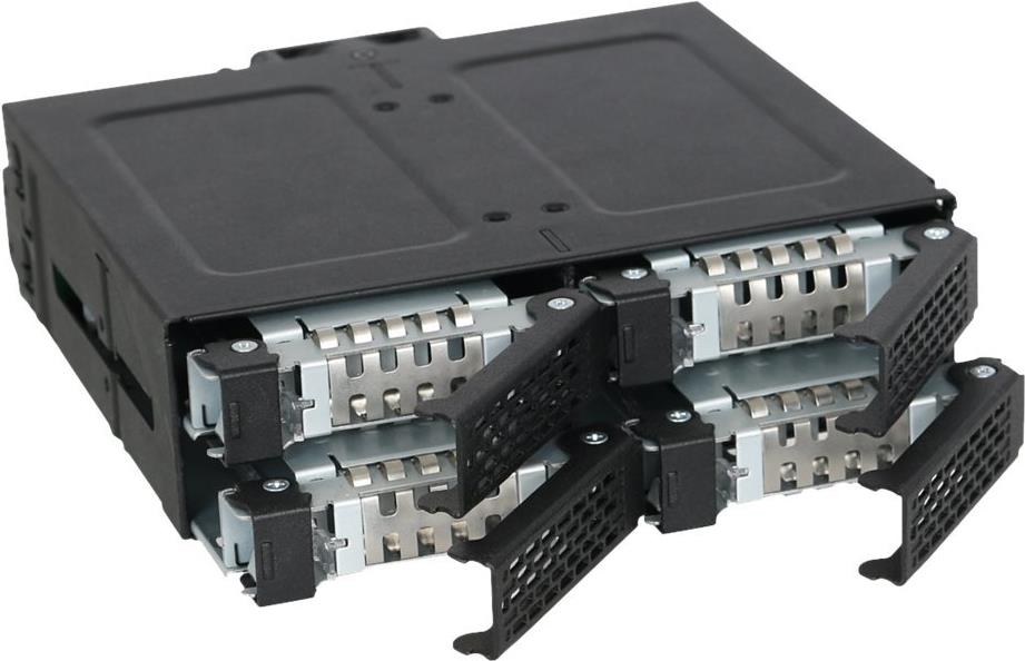 ICY DOCK ToughArmor MB607SP-B Backplane 4x 2,5" SATA I-III für 5,25" Schwarz