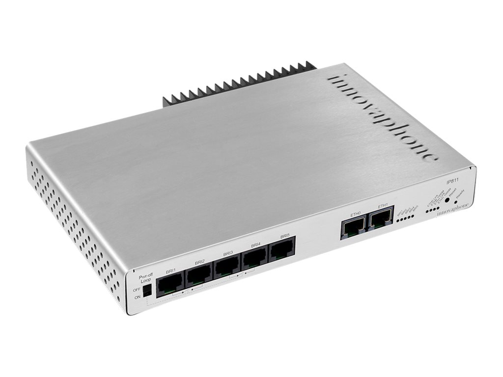 innovaphone IP811 VoIP-Gateway ISDN-BRI 2 Anschlüsse 1GbE 1U
