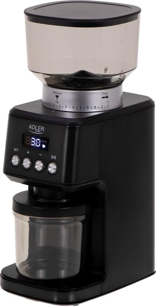 Adler AD 4300 Kaffeemühle mit Mahlwerk schwarz (AD 4300)