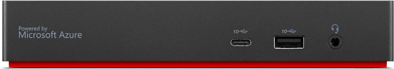 Lenovo 40B20135UK laptop-dockingstation & portreplikator Kabelgebunden USB 3.2 Gen 1 (3.1 Gen 1) Type-A + Type-C Schwarz (40B20135UK)