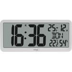 TFA 60.4525.02 weiß Digitale Funkuhr mit Raumklima (60.4525.02)