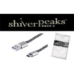 shiverpeaks ®-BASIC-S--USB 3in1 Ladekabel A Stecker auf USB Micro B + USB Typ C + 8-pin Stecker, rot, 1,2m (BS14-50070)