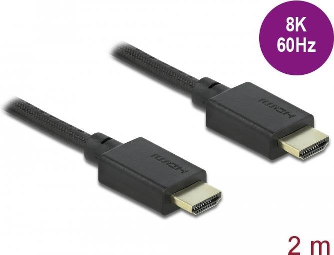 DeLOCK 85388 HDMI-Kabel 2 m HDMI Typ A (Standard) Schwarz (85388)