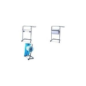 Fripa Putzrollen-Standgerät, aus Metall, blau inkl. Abfallsackhalterung, für Putzrollen bis 400 mm Breite (2355000)