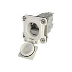 Telegärtner STX V6 RJ45-Flanschset Variante 6 Chassisbuchse, Einbau Pole: 8P8C J00020A0481 Lichtgrau J00020A0481 1 St. (J00020A0481)