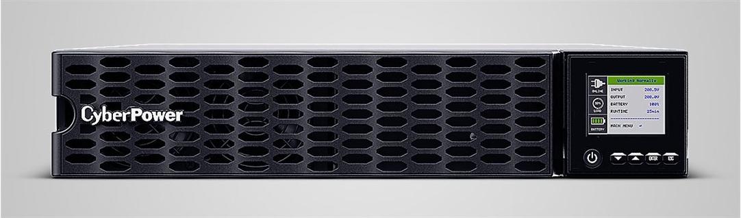 CyberPower Systems USV, OL Tower/19""-Serie, 3000VA/3000W, 2HE, On-Line, LCD, USB/RS232, ext. Runtime, inkl. RMCARD205, 1-phasig (OL3KERTHDL)