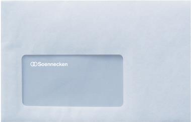 Briefhüllen C6 mF/sk weiß 75g Packung 1000 Stück - Bürokleinmaterial (2913)