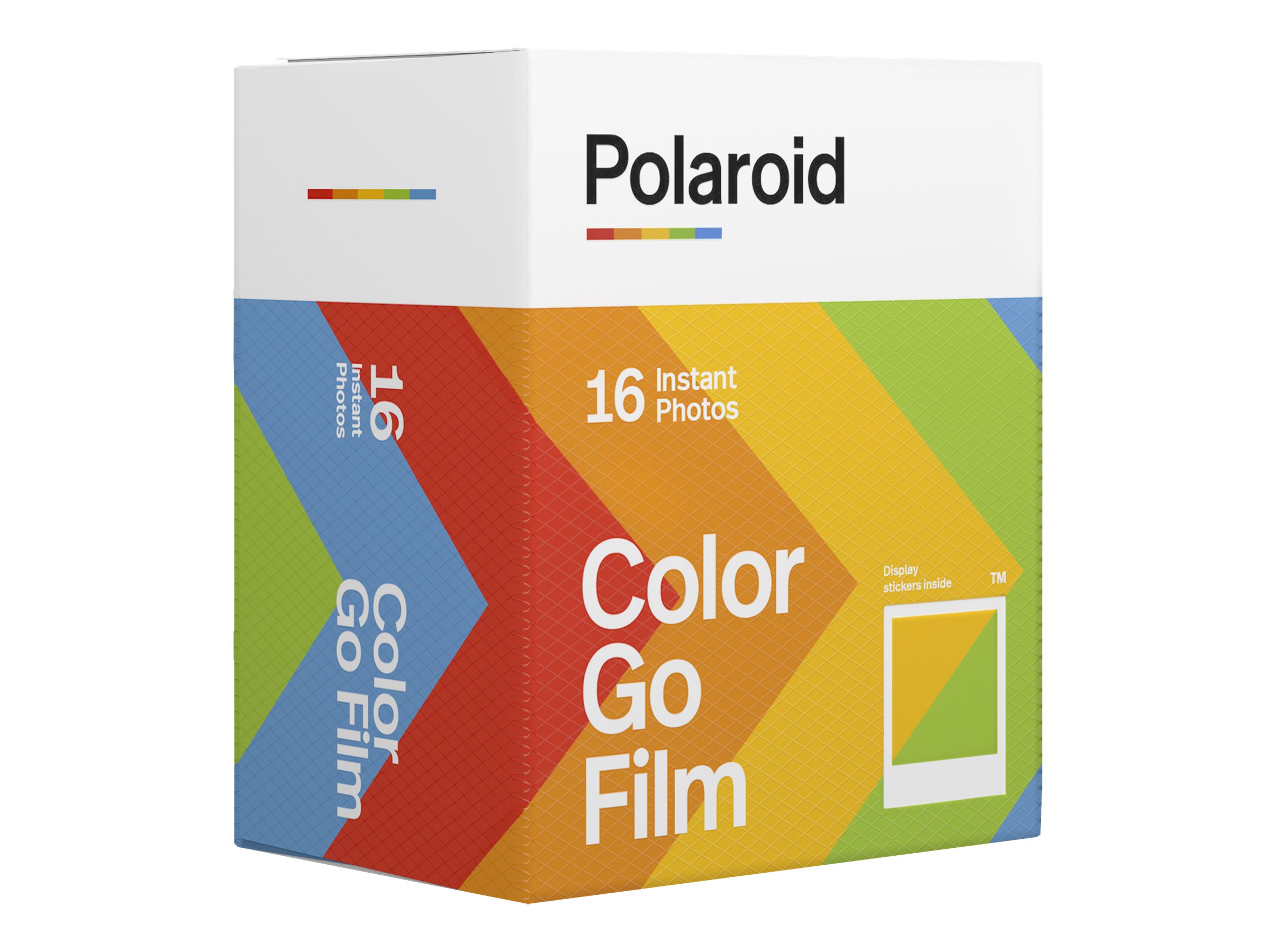 Polaroid 6017 Sofortbildfilm Go Doppelpack 16 Belichtungen ASA 640 Weiß