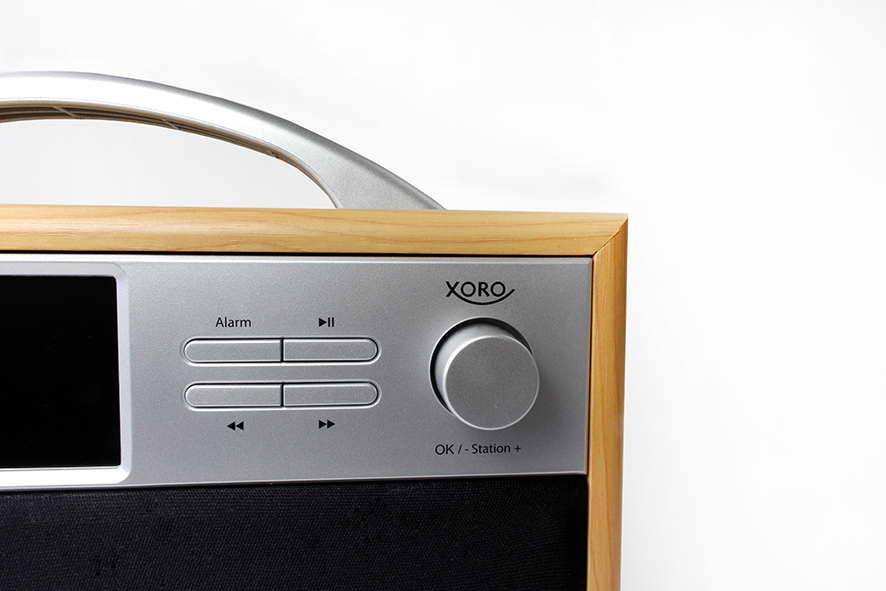 XORO DAB 250 IR Internetradio DAB+ FM UKW Spotify Bluetooth WLAN 2.4" Braun