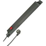 Kopp Steckdosenleiste 48,30cm (19")  7fach Schwarz Schutzkontakt 930705028 (930705028)