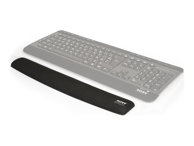 PORT Connect ERGONOMIC WRIST REST PAD Tastatur-Handgelenkauflage Schwarz