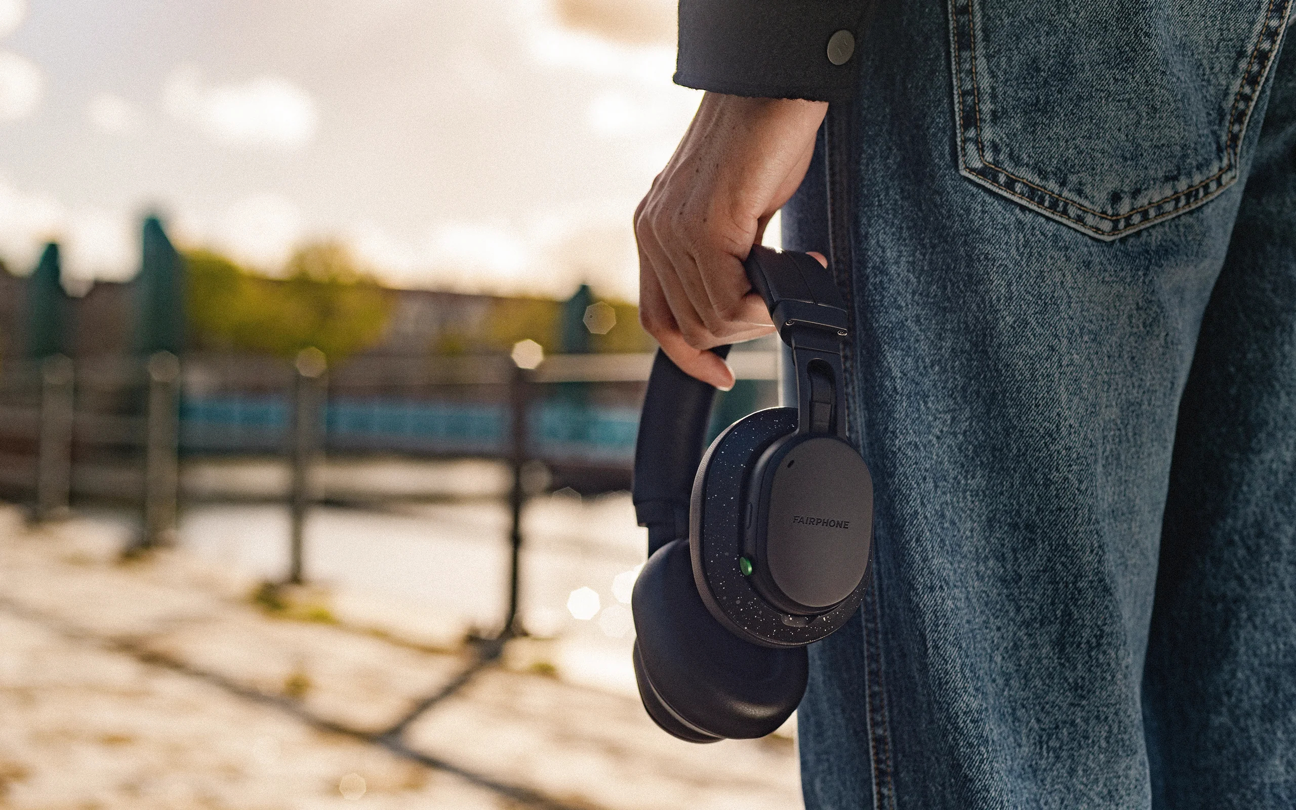 Fairphone FAIRBUDS XL Over-Ear Kopfhörer Bluetooth 5.1 Horizont Schwarz