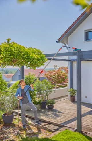 Gardena Cleansystem Teleskop-Stiel M-XL 155 - 260 cm