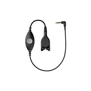 SENNHEISER CMB 01 CTRL Adapter Kabel mit Rufannahme-Taste, 3,5 mm Klinkenstecker Anschluss kabelgeb.Headsets an Smartphones (506090)