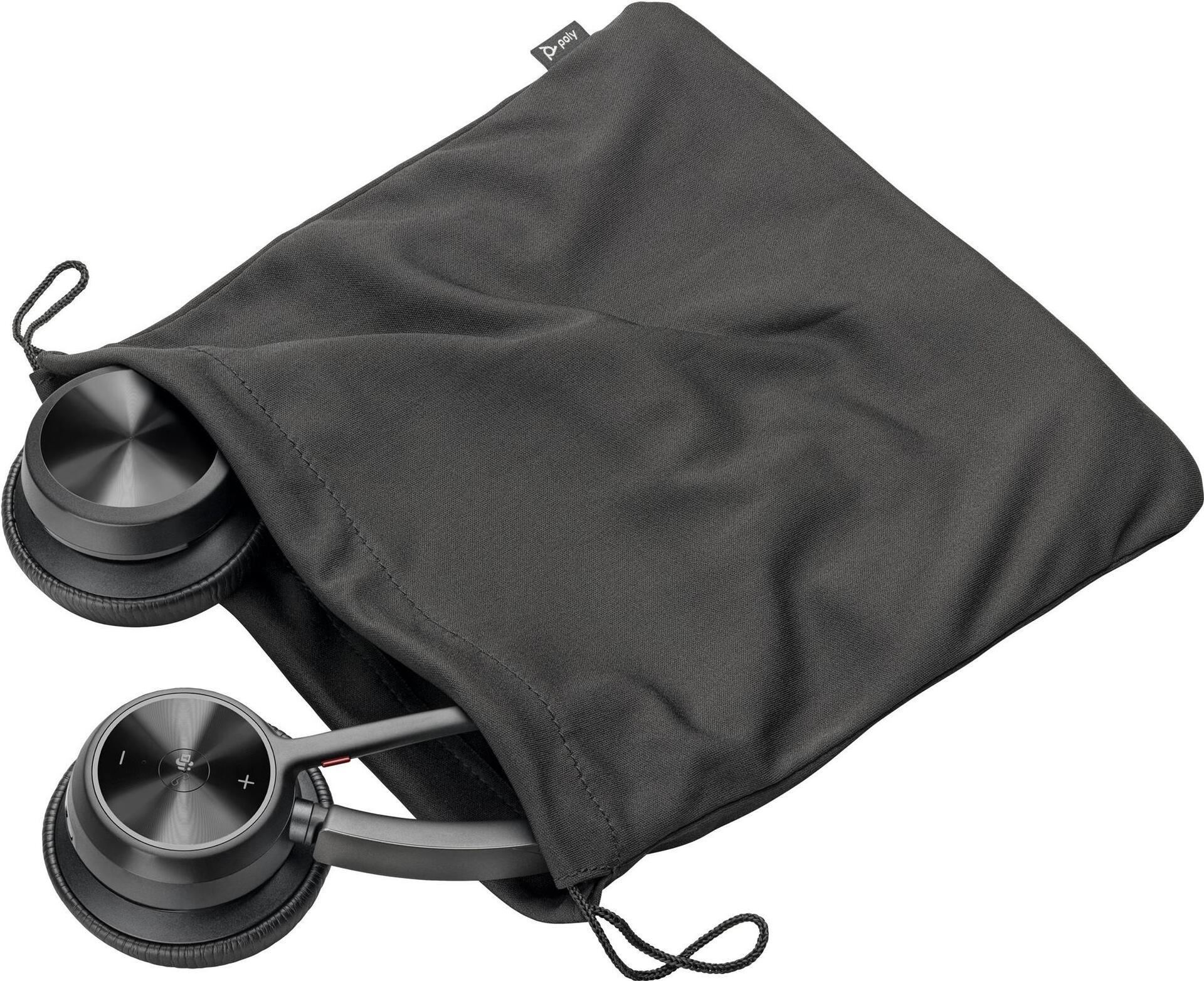 HP Poly Voyager 4320-M On-Ear Bluetooth Headset USB-C Schwarz