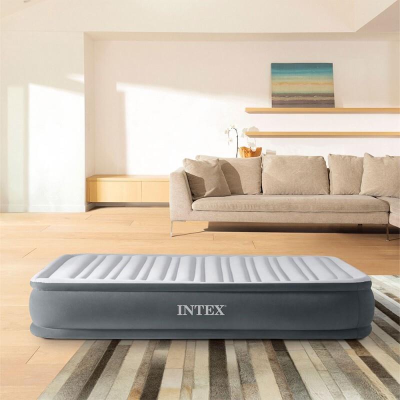 Intex 67766ND TWIN COMFORT-PLUSH AIRBED WITH FIBER-TECH RP w/220 
