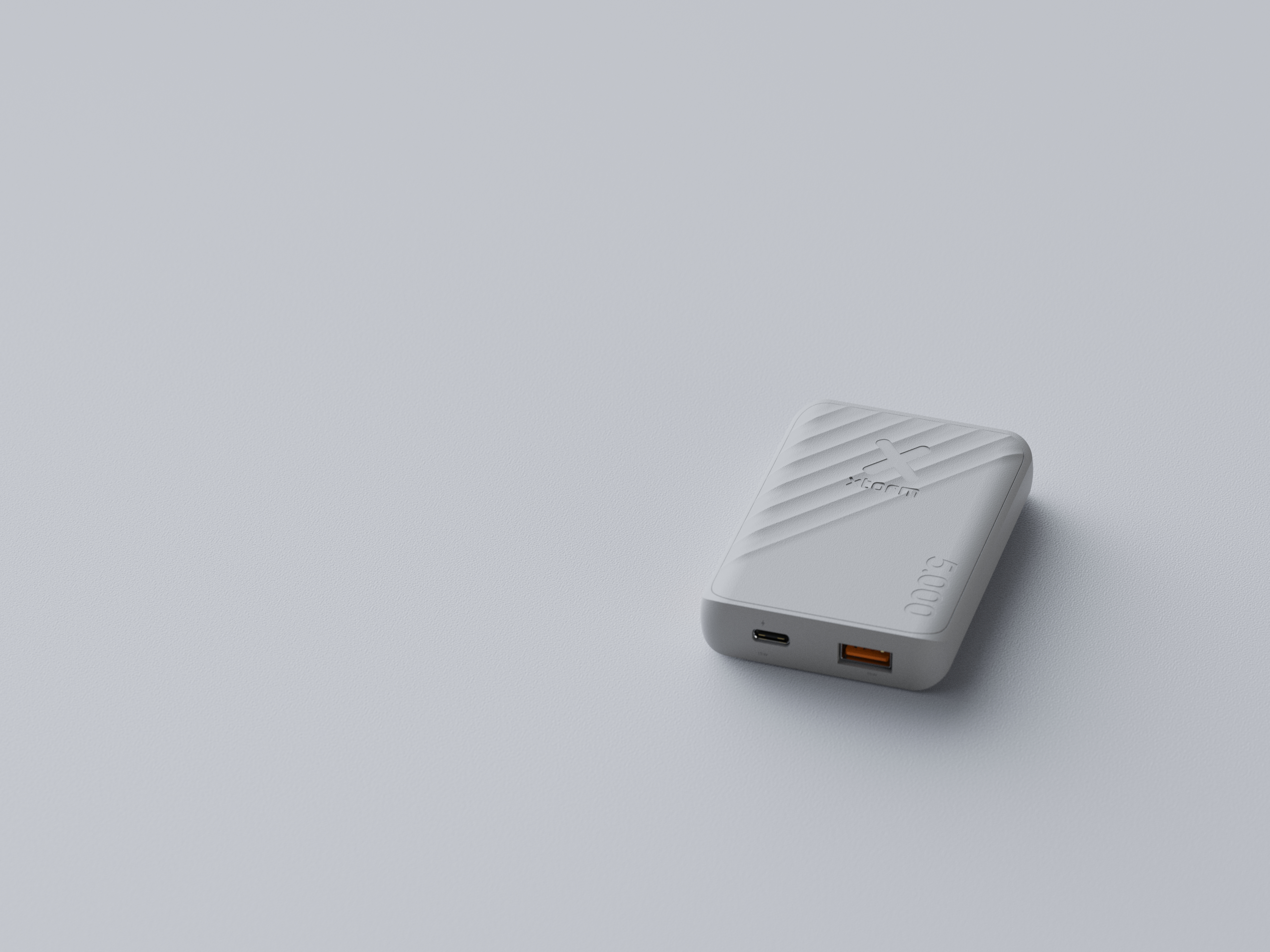 Xtorm Go2 Powerbank 5.000 mAh 12 W 1x USB-C 1x USB-A Aschweiß
