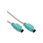 InLine® PS/2 Kabel, St/St 2m PC 99 Farbe Grün (13332G)