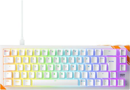 CHERRY K5 PRO TMR COMPACT KEYBOARD WHITE MAGNETIC SWITCH GAMING KBD (G8E-24200LACAFR-0)