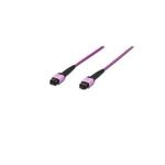 Assmann/Digitus FIBER OPTIC PATCHCORD OM4 20M DIGITUS LWL Patchkabel, MPO auf MPO, Female, OM4, Multimode 50/125 µ, 20m, Methode A, Mantel:violett,Gehäuse:violett (DK-2566-20/4)