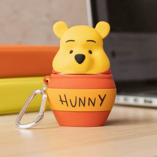 ThumbsUp! PowerSquad AirPods Case Pooh 3D-Silikon Schwarz, Rot, Gelb