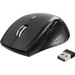 Renkforce RF-WM-210 Ergonomische Funkmaus Optisch Schwarz 1600 DPI 6 Tasten (RF-5827190)