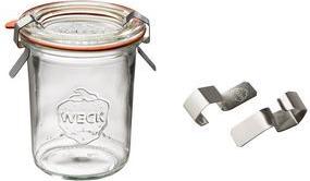 APS Deckel-Klammern für Weck-Gläser, 8er Set geeignet für Weck-Gläser in allen Größen - 1 Stück (82319)