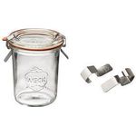 APS Deckel-Klammern für Weck-Gläser, 8er Set geeignet für Weck-Gläser in allen Größen - 1 Stück (82319)