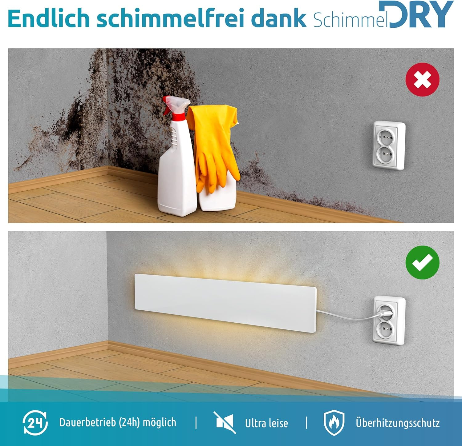 Technaxx Schimmel-DRY M1 Elektrischer Schimmelentferner Weiß
