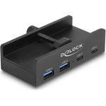 Delock Externer USB 5 Gbps 4 Port Hub 2 x USB Typ-A und 2 x USB Type-C™ mit Feststellschraube (64262)