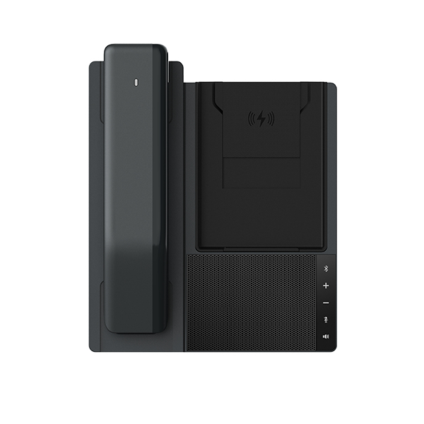 Fanvil DB20-H VoIP-Telefon mit Bluetooth 5.4 und kabellosem Smartphone-Ladegerät Schwarz